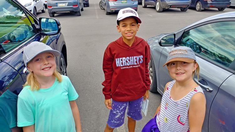kids at little league world series parking lot