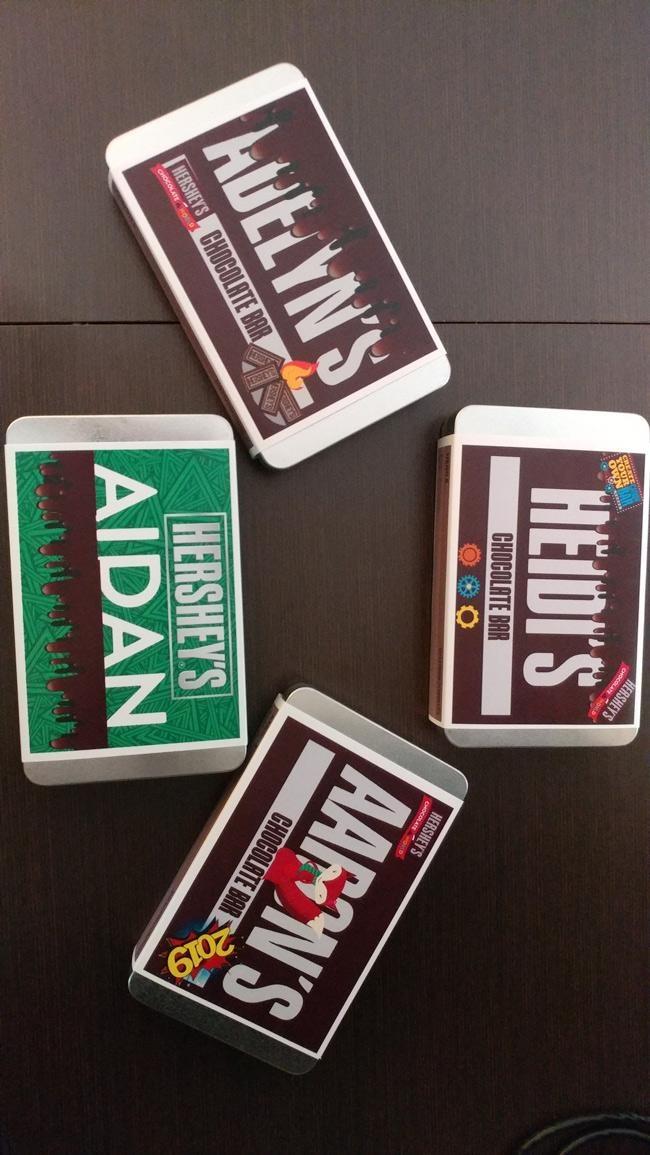 personalized hershey chocolate bars