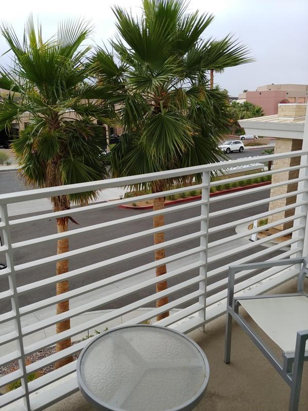 view from balcony of room at hotel paseo