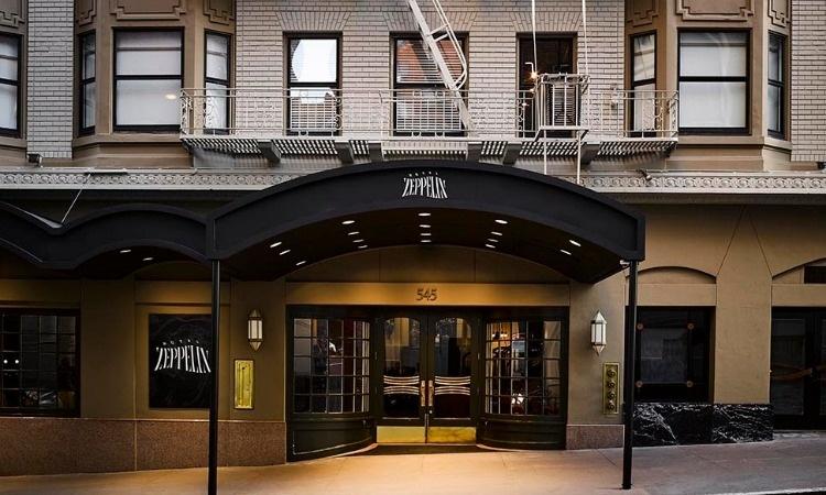 Hotel Zeppelin Front Entrance