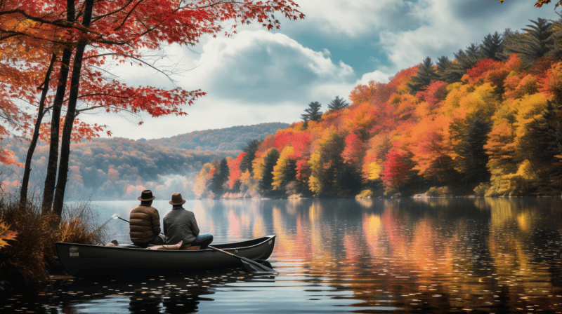 men fishing in vermont