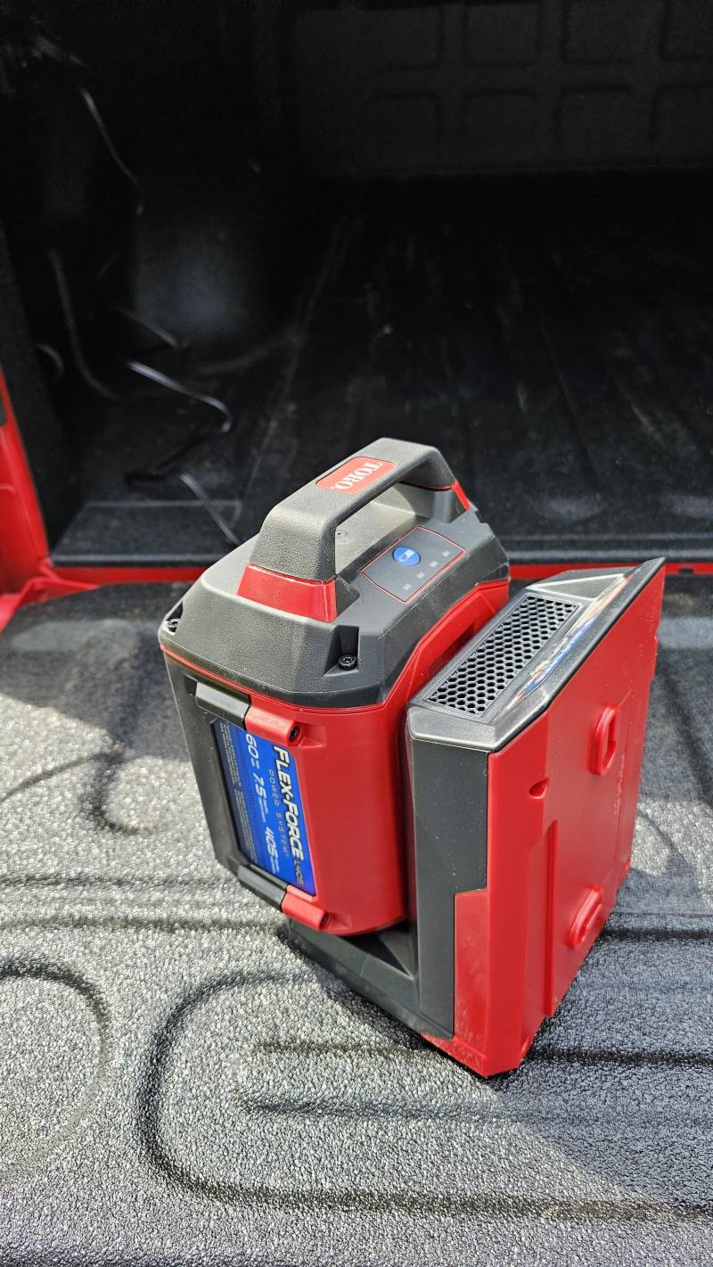 toro striping mower battery pack