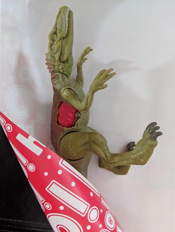 wrap battle damage herrerasaurus out of box