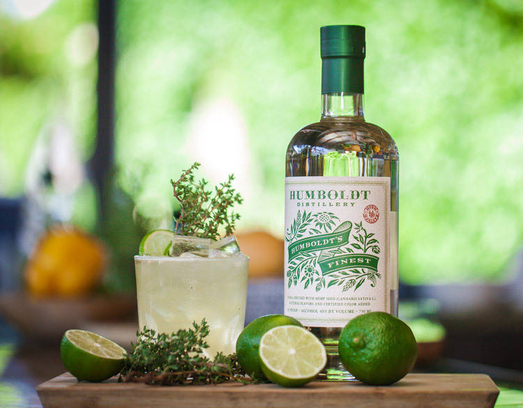 high thyme vodka cocktail recipe from humboldt distillery