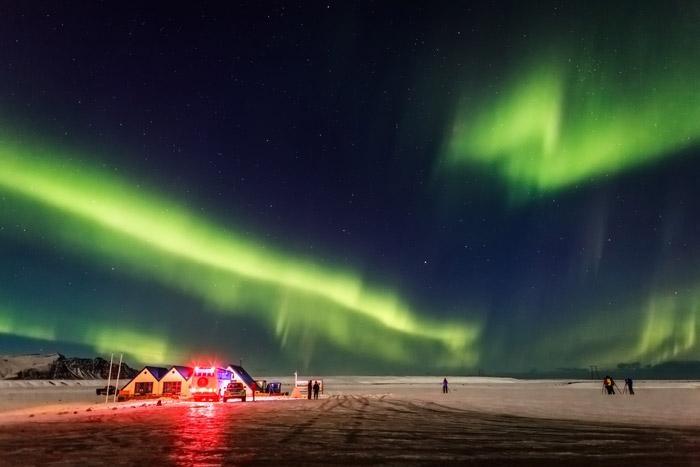 northern lights in iceland