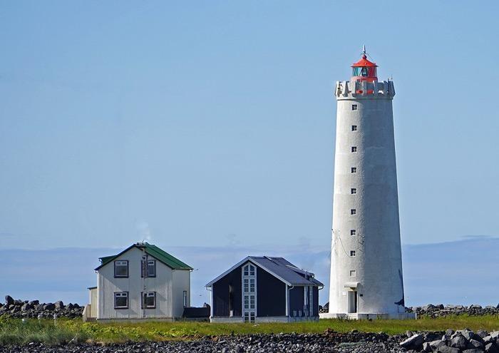 grotta island lighthouse rykjavik iceland