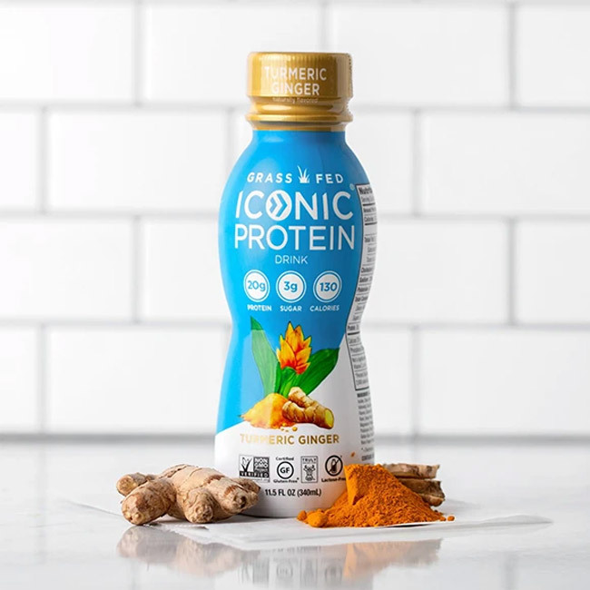 tumeric ginger iconic protein drink