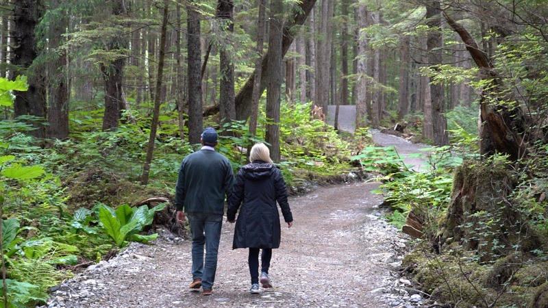 nature trails at icy strait point alaska