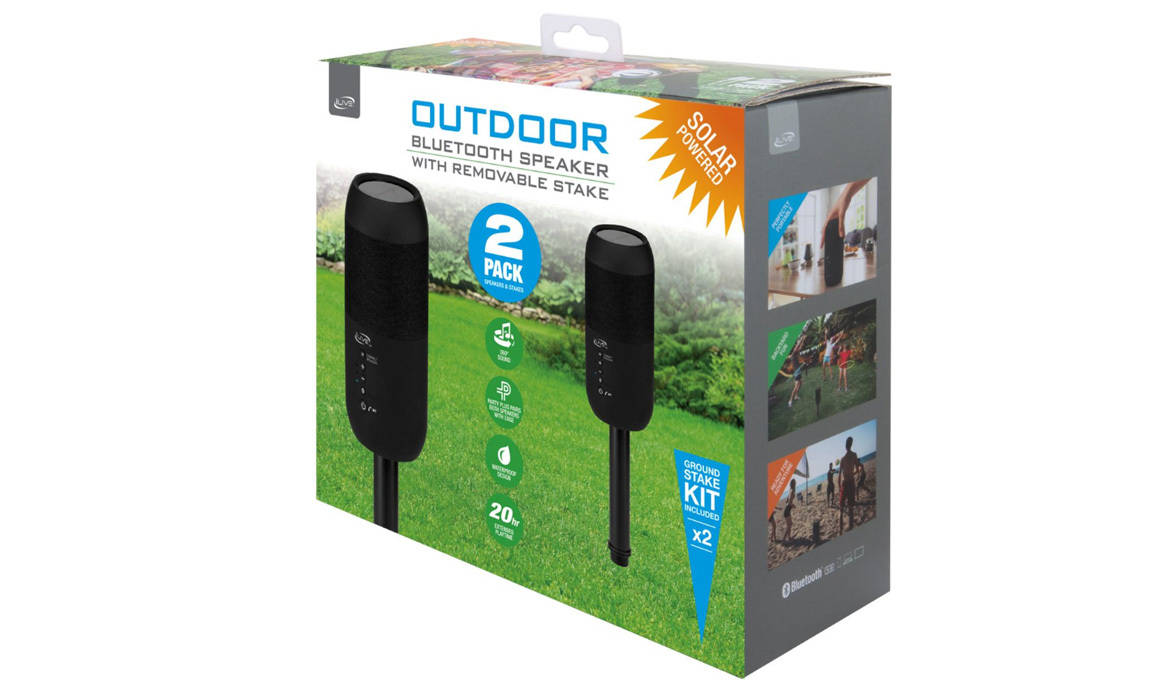 These Solar Powered Outdoor Speakers Are Perfect For Outdoor Entertaining