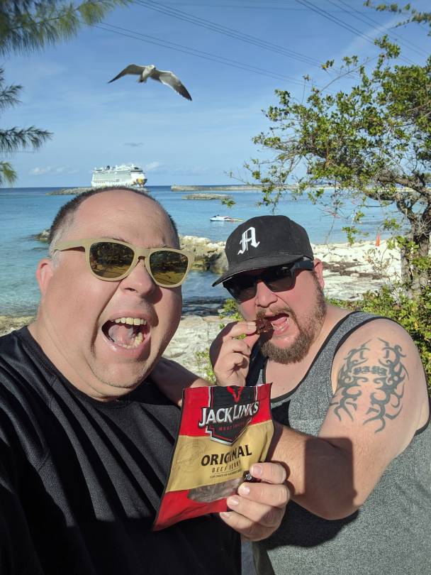 James with Jack Links a sponsor of ManTripping