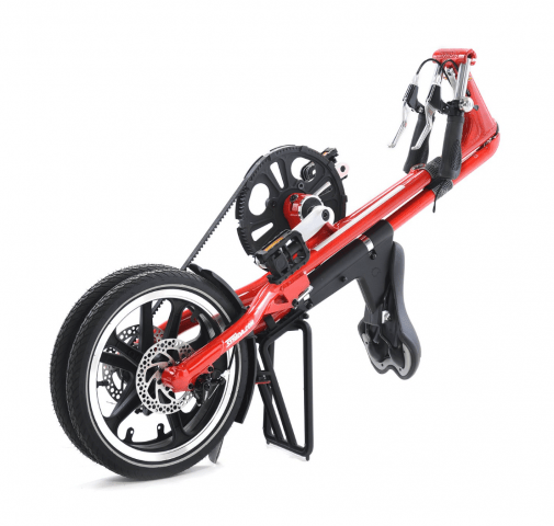 strida folded bicycle