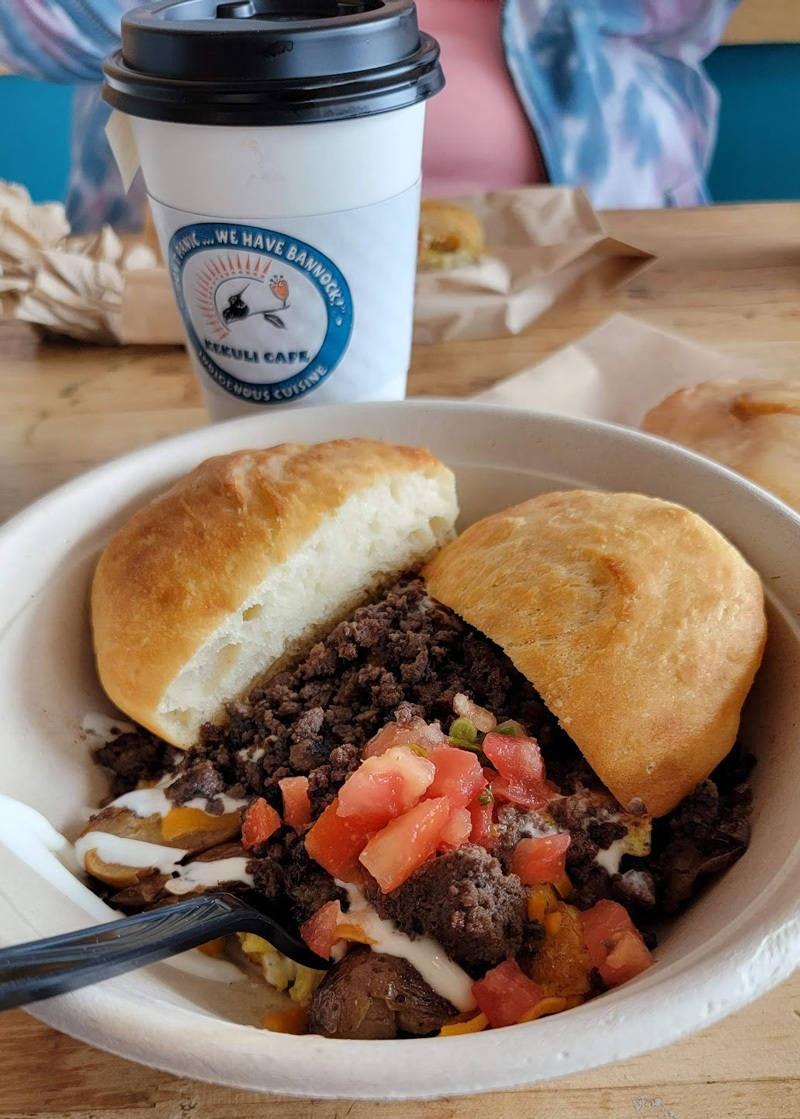 kekuli cafe venison bannok