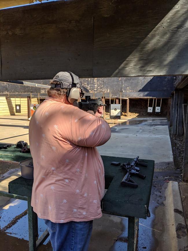 shooting ar15 at elm fork shooting sports irving texas