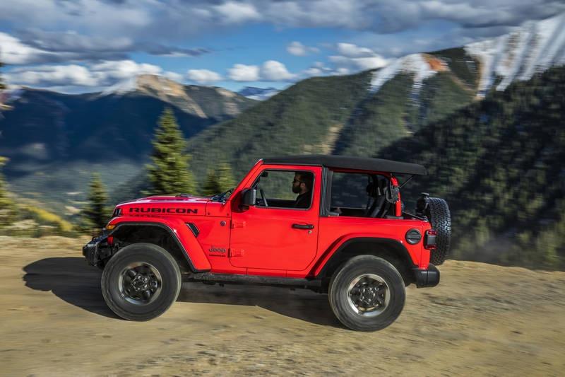 jeep wrangler with side windows off