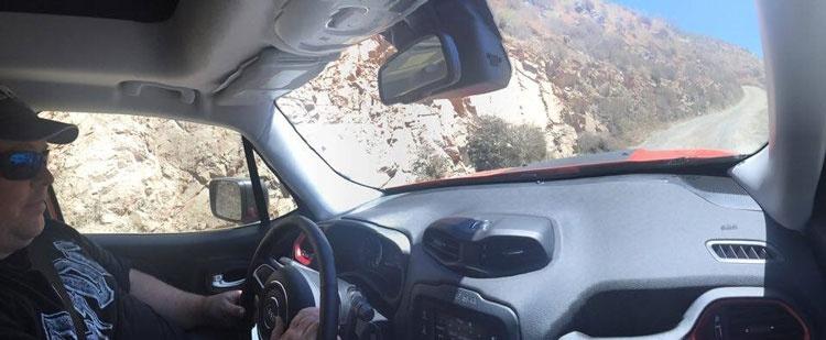 james driving pano