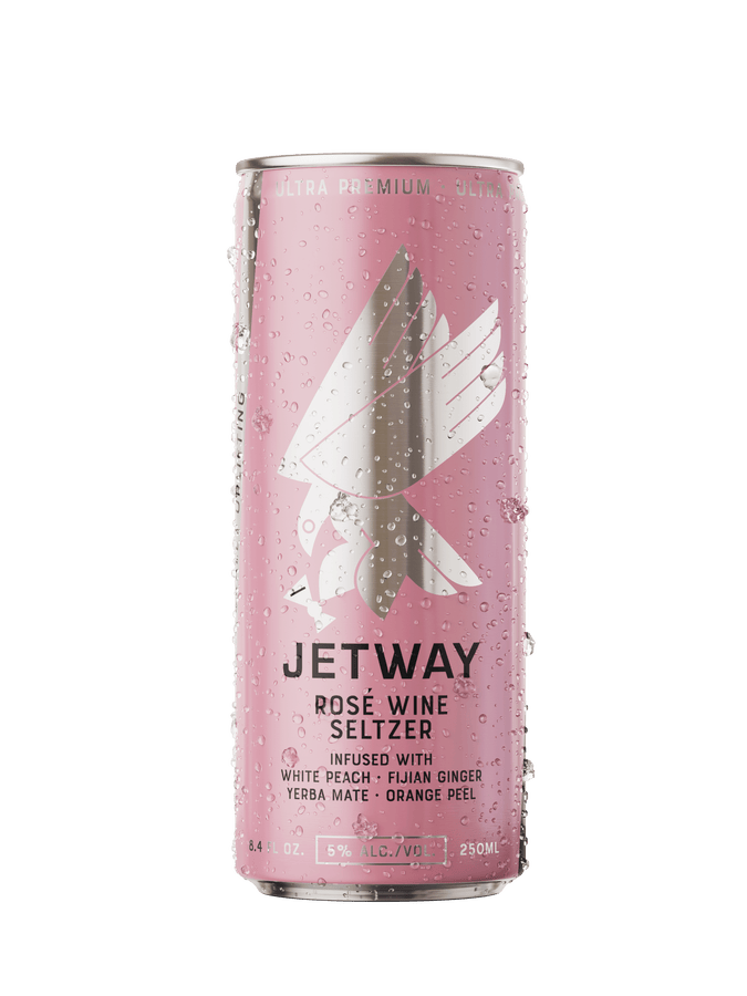 jetway rose wine seltzer can