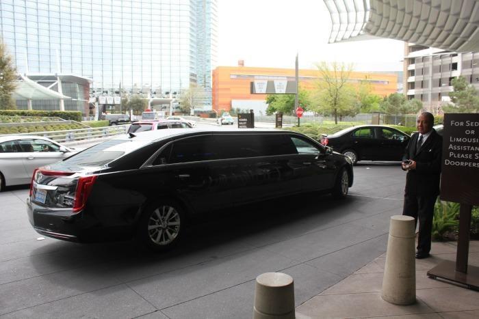 vip limo ride from aria