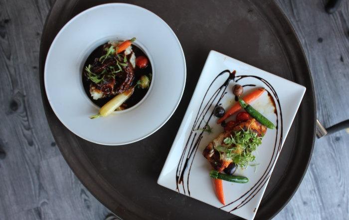 Top view of our dinner at Josefas Cocina Mexicana in La Jolla / #SanDiego California from @ManTripping