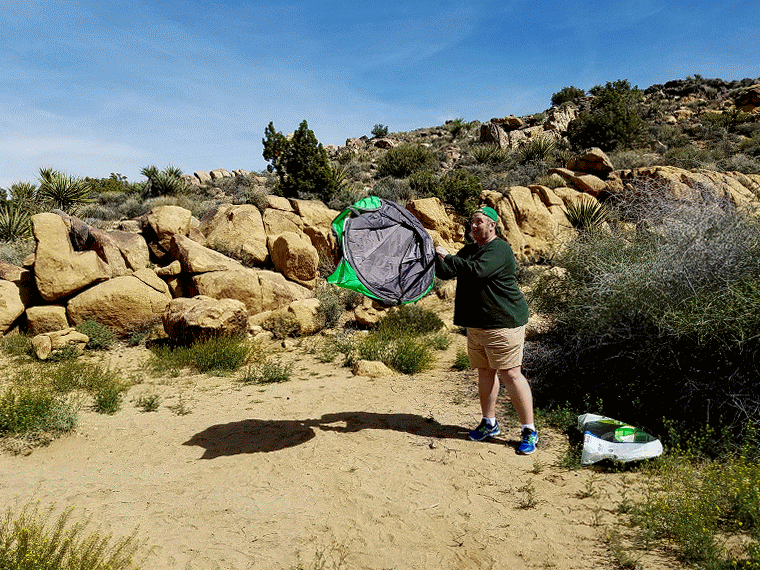 coleman tent animation