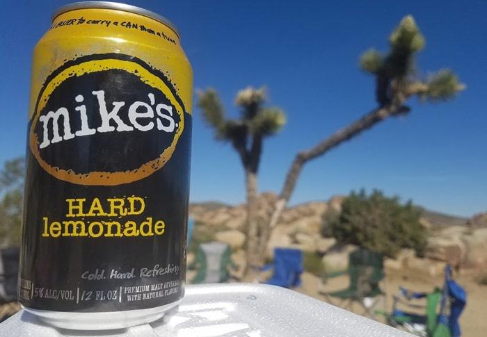 mikes on cooler left