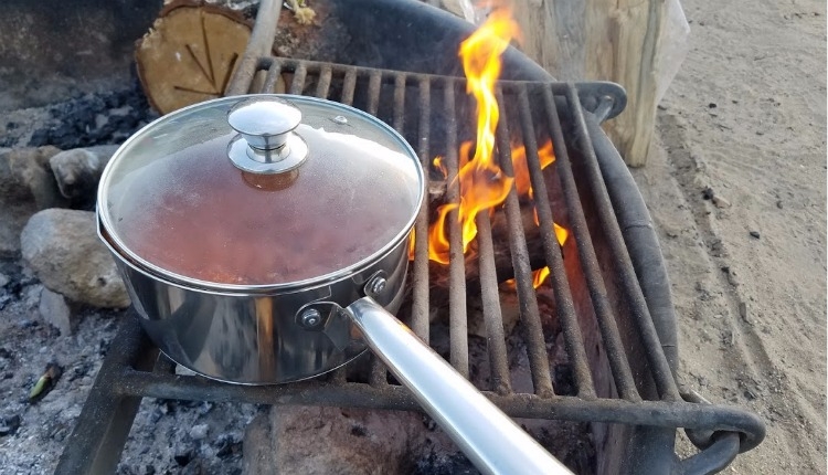 pot on fire