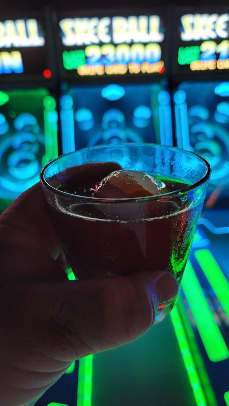drinks and ski ball at 10k alley