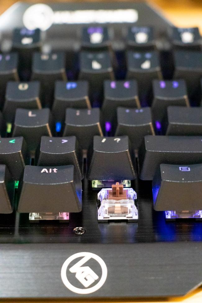hver pro optical mecahanical keyboard brown switch