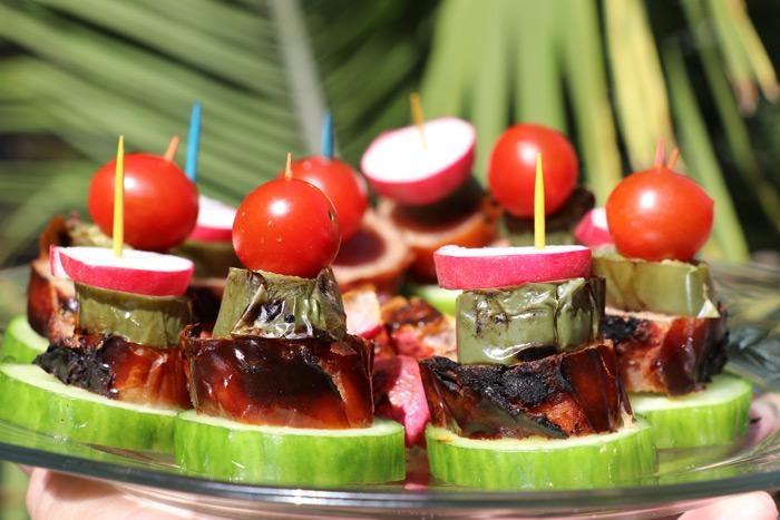 summer snack keto sausage bites