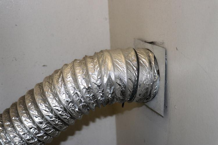 drity dryer vent hose