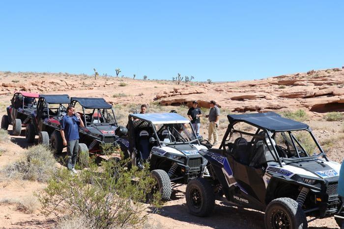 polaris rzr on trail