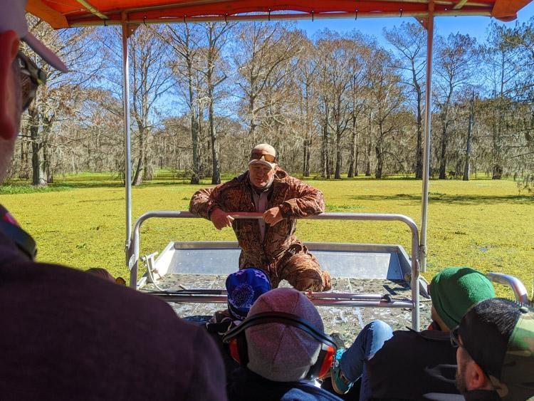 swamp boat tour