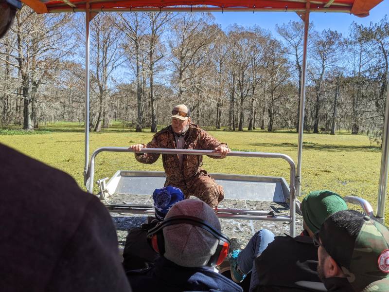 Atchafalaya Basin Landing Airboat rides in the bayou