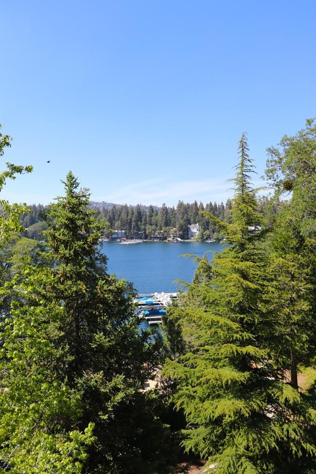 view of lake arrowhead from balcony of lake view room