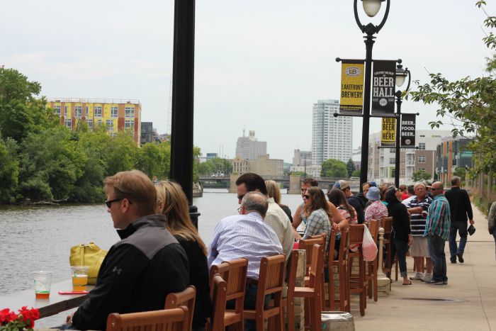 riverfront beer garden