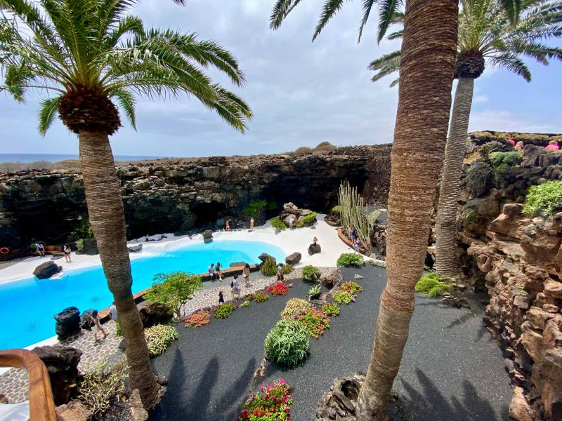 beautiful beach club jameos del agua cact lanzarote punta mujeres