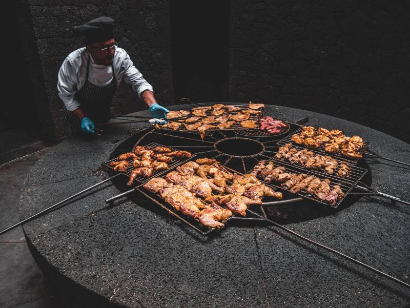 delicious food on lanzarote