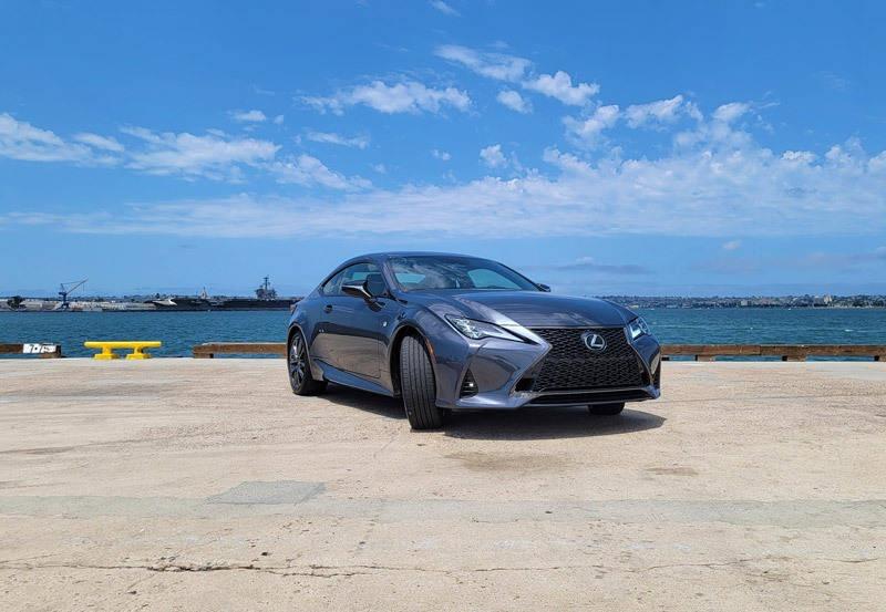 lexus rc 350 f sport front harbor
