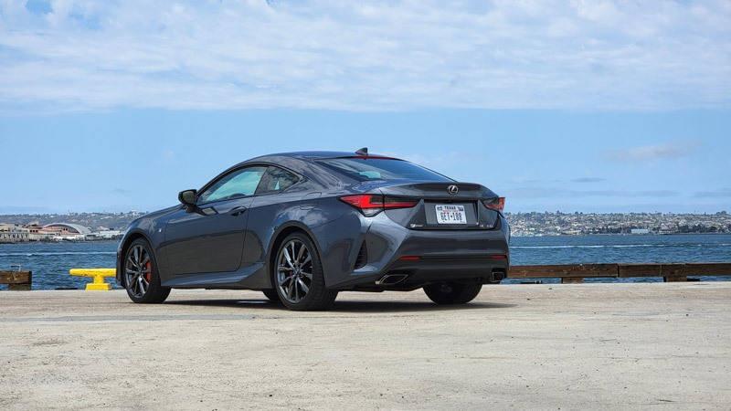 lexus rc 350 f sport rear harbor