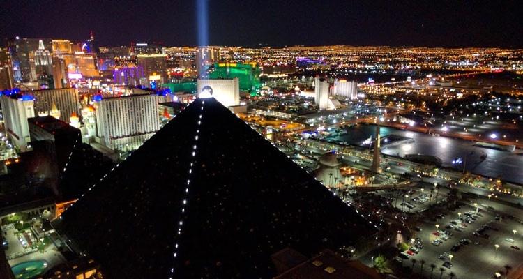 Luxor Las Vegas at Night