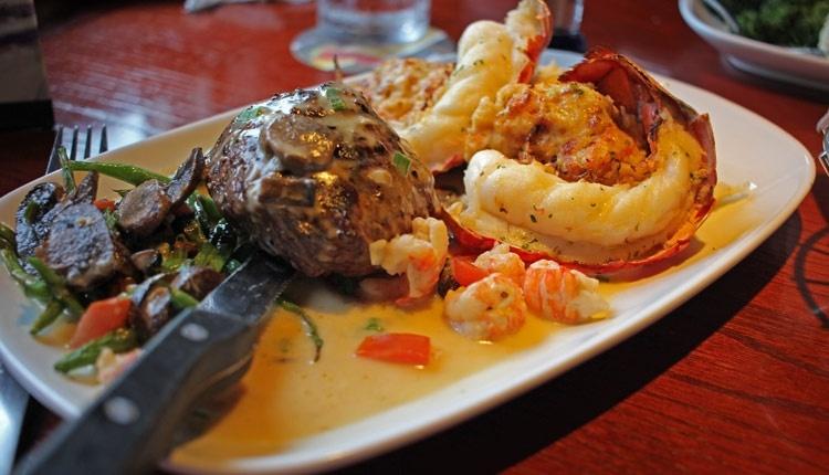 Surf and Turf at Red Lobster