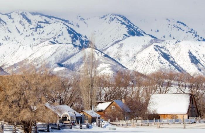 american west in winter