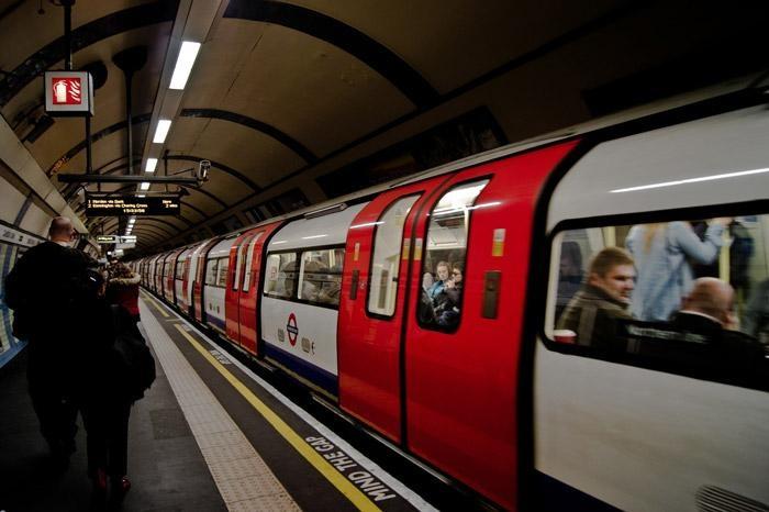 London underground tube train