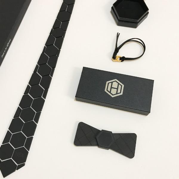 Hex Tie and Bow Tie are great for making a bold fashion statement