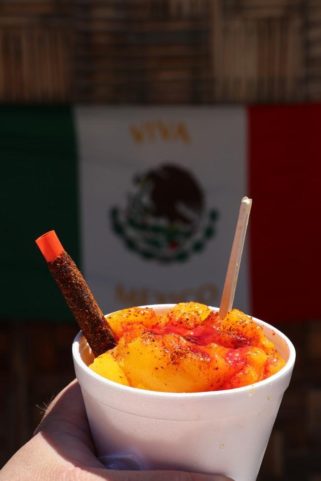 frozen mango treat at loreto san javiar mission