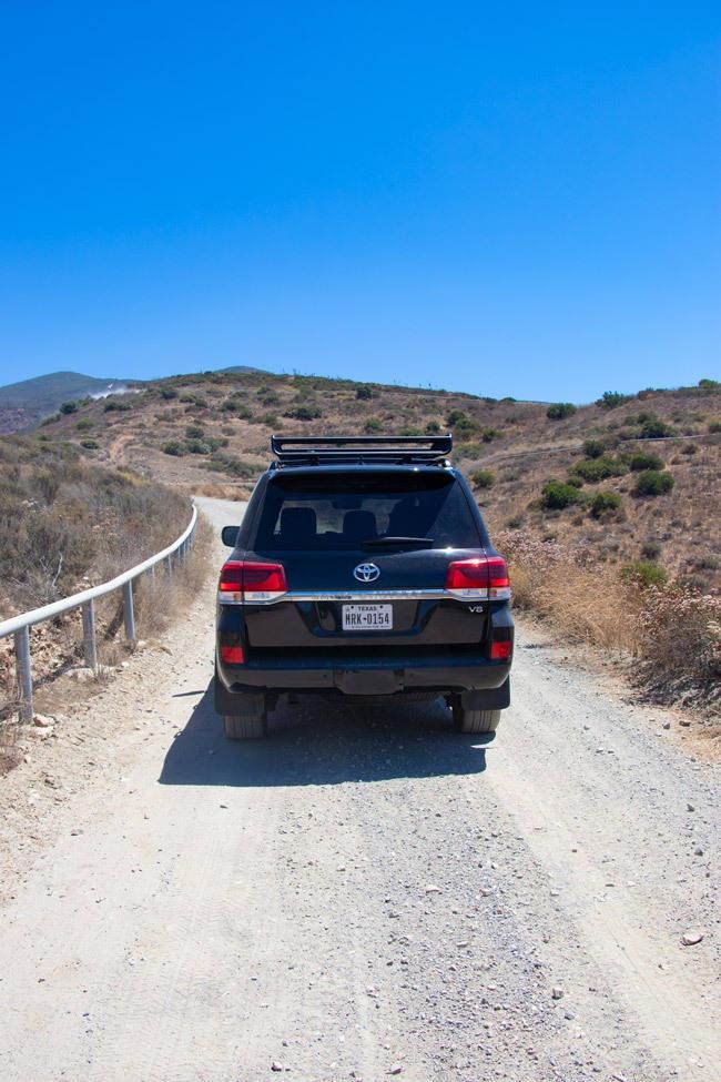 climbing Otay mountain truck trail in a 2020 Toyota Land Cruiser Heritage Edition