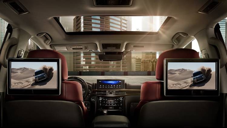 interior of 2020 lexus lx 570