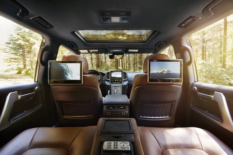 interior of 2020 Toyota Land Cruiser