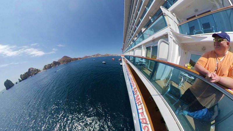 view of cabo from majestic princess