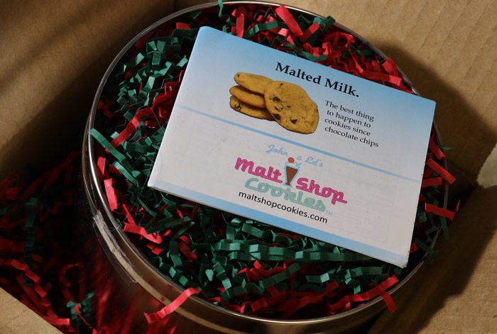 malt shop cookies sampler tin