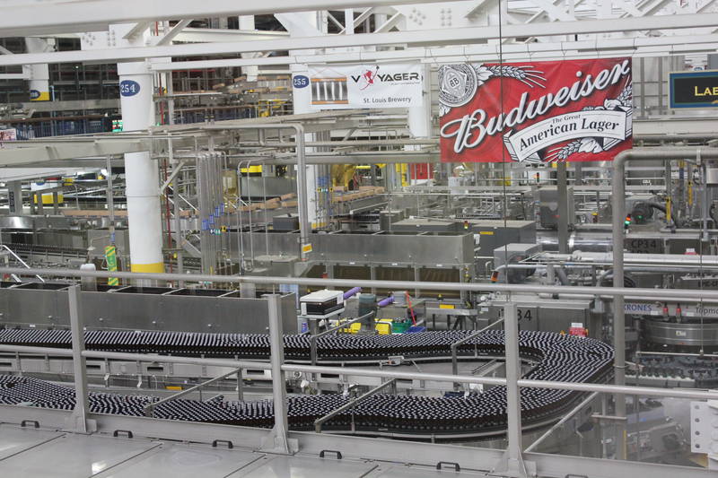 budweiser bottling line st louis missouri
